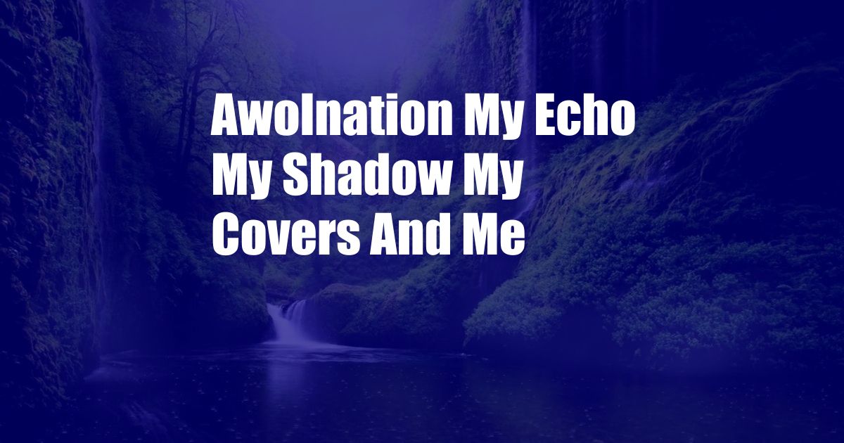 Awolnation My Echo My Shadow My Covers And Me