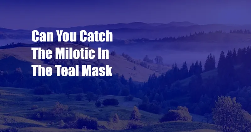 Can You Catch The Milotic In The Teal Mask