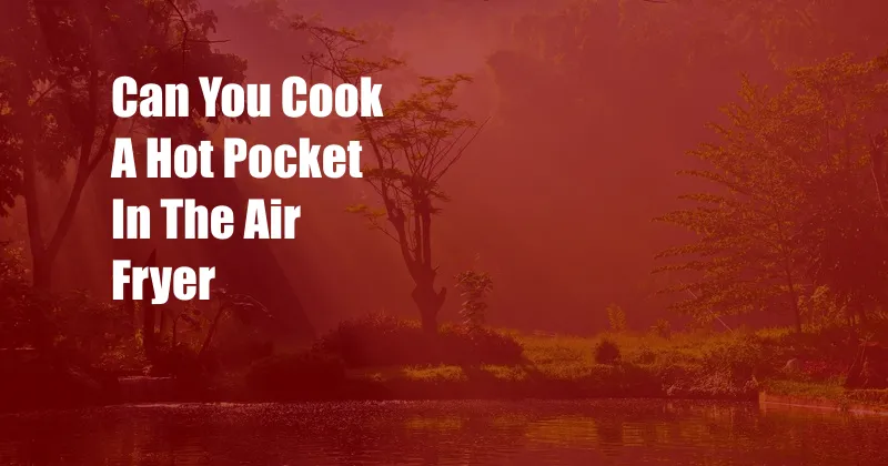 Can You Cook A Hot Pocket In The Air Fryer