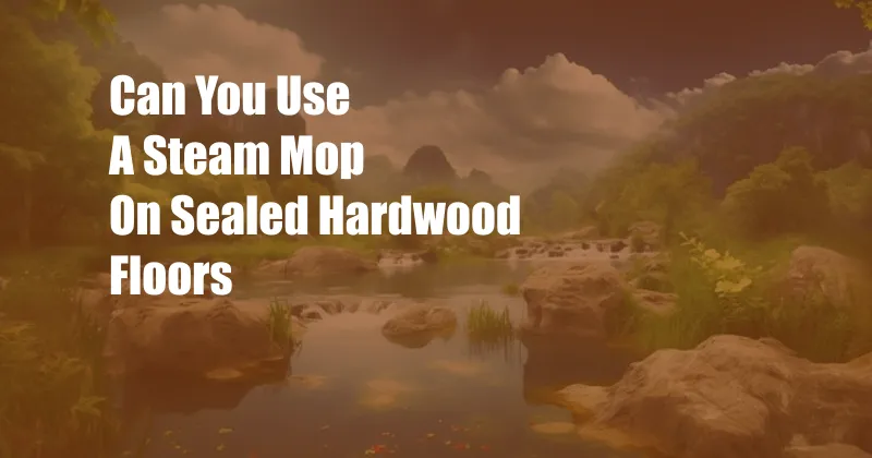 Can You Use A Steam Mop On Sealed Hardwood Floors