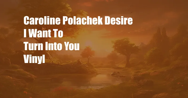 Caroline Polachek Desire I Want To Turn Into You Vinyl