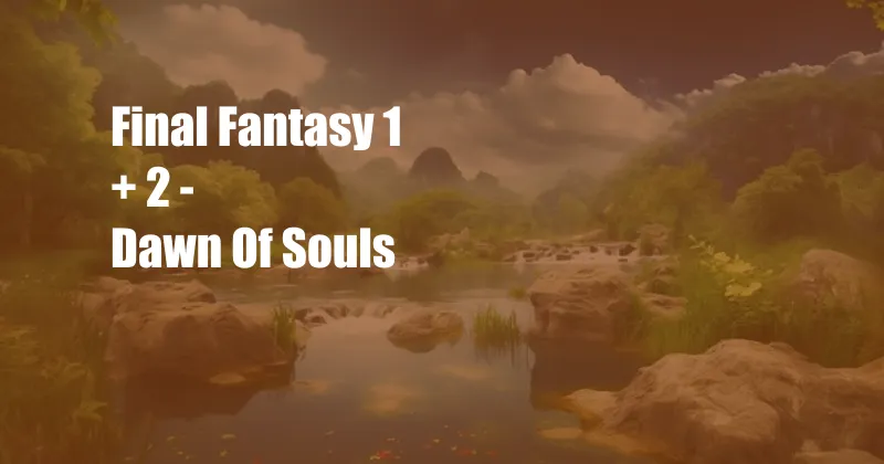 Final Fantasy 1 + 2 - Dawn Of Souls