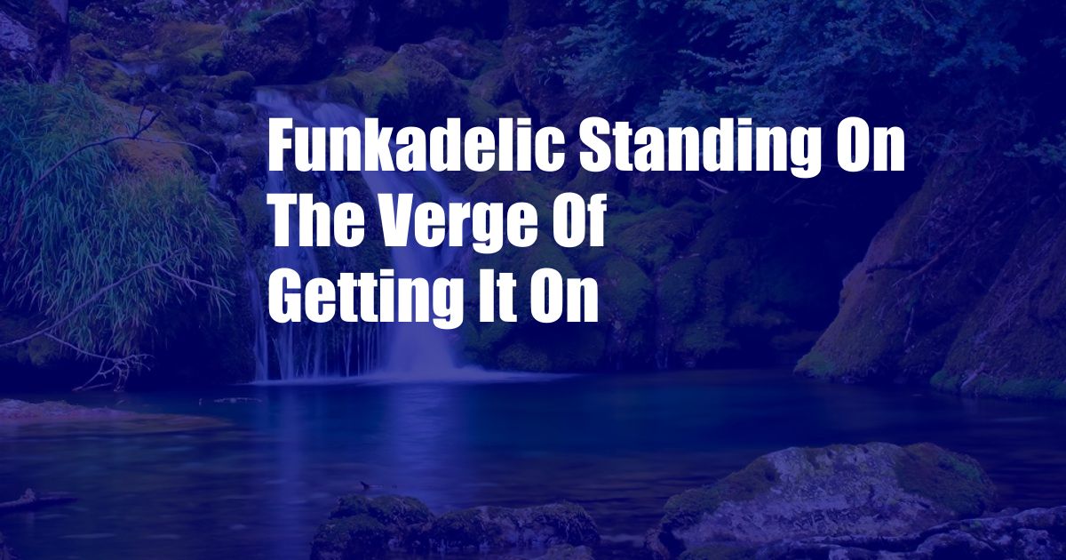 Funkadelic Standing On The Verge Of Getting It On