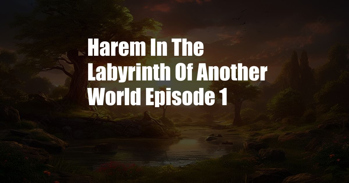 Harem In The Labyrinth Of Another World Episode 1