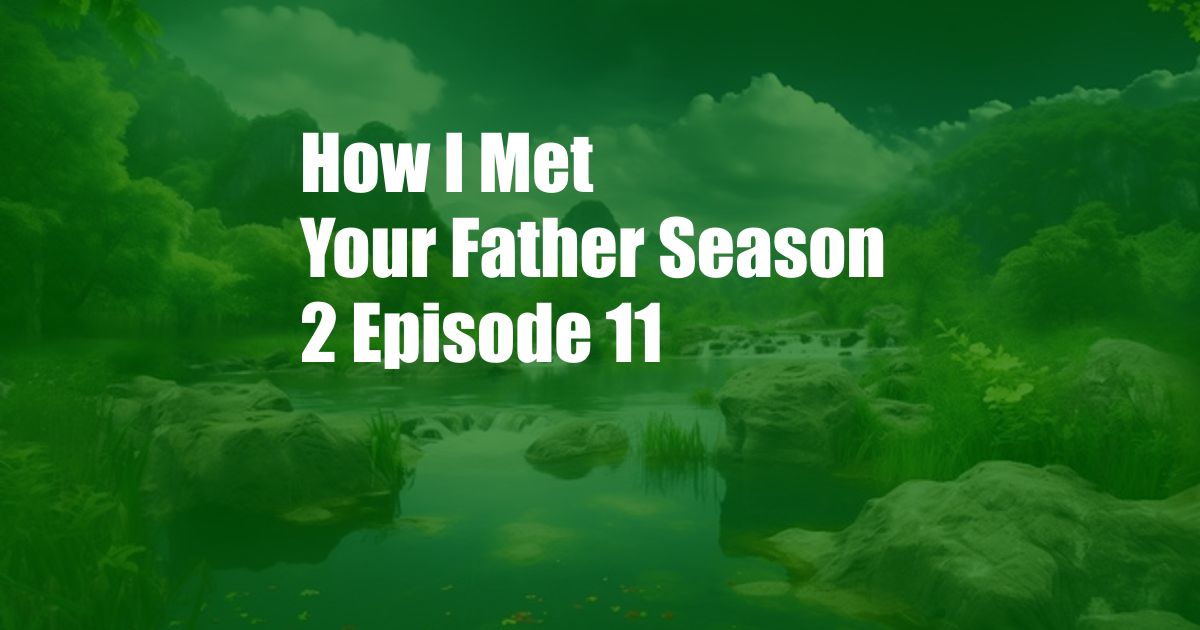 How I Met Your Father Season 2 Episode 11
