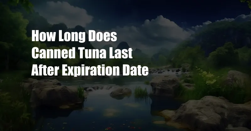 How Long Does Canned Tuna Last After Expiration Date