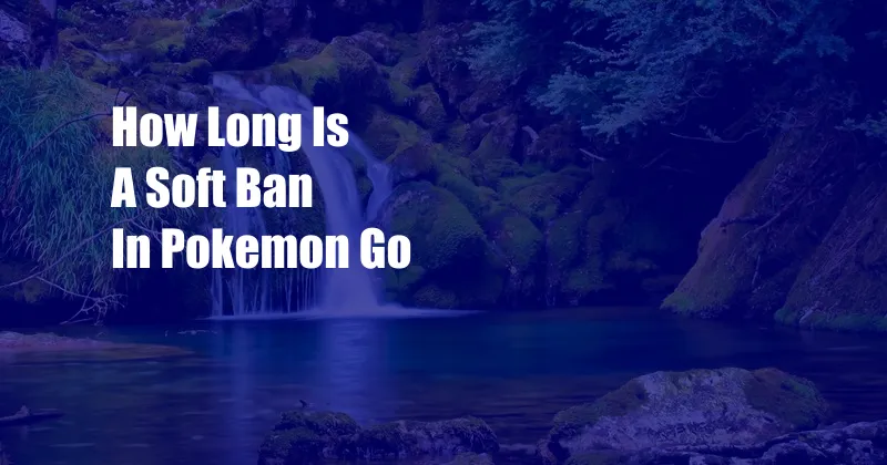 How Long Is A Soft Ban In Pokemon Go