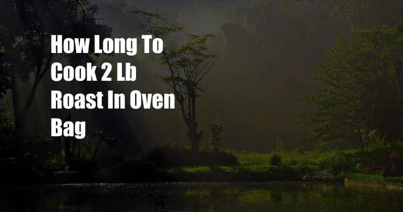 How Long To Cook 2 Lb Roast In Oven Bag