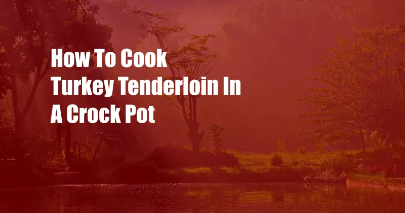 How To Cook Turkey Tenderloin In A Crock Pot