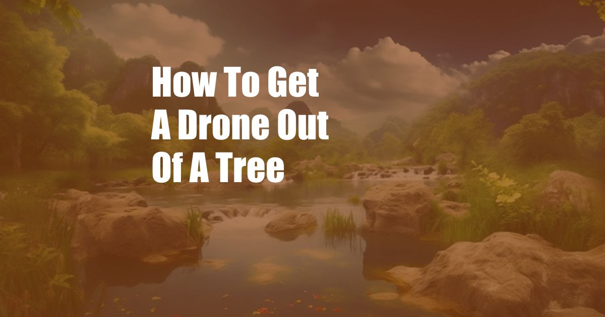 How To Get A Drone Out Of A Tree