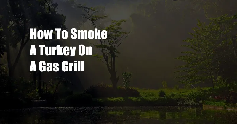 How To Smoke A Turkey On A Gas Grill