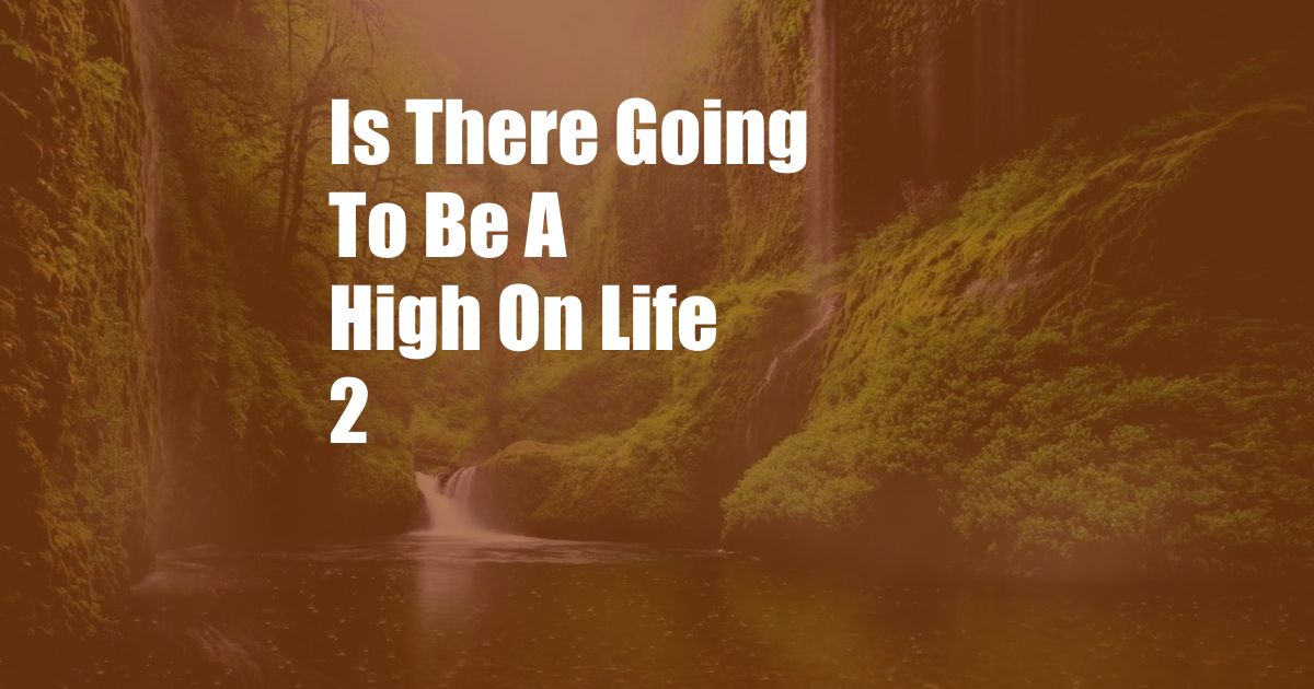 Is There Going To Be A High On Life 2