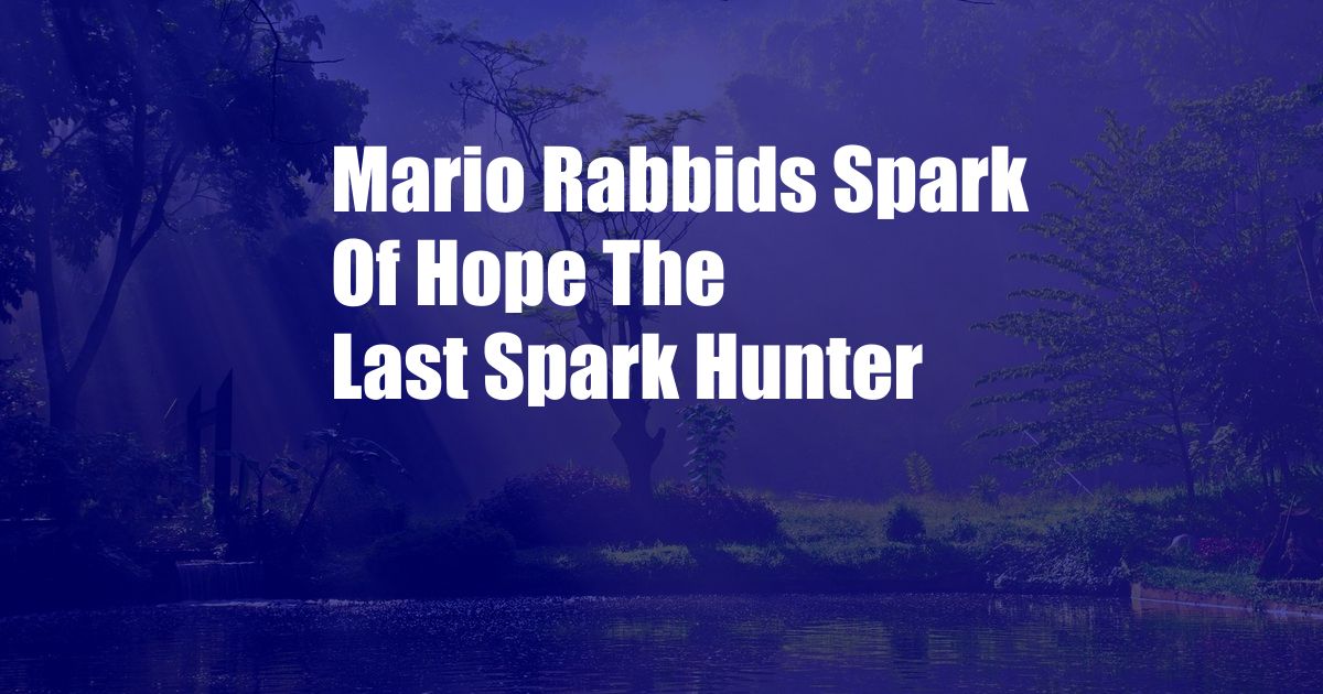 Mario Rabbids Spark Of Hope The Last Spark Hunter