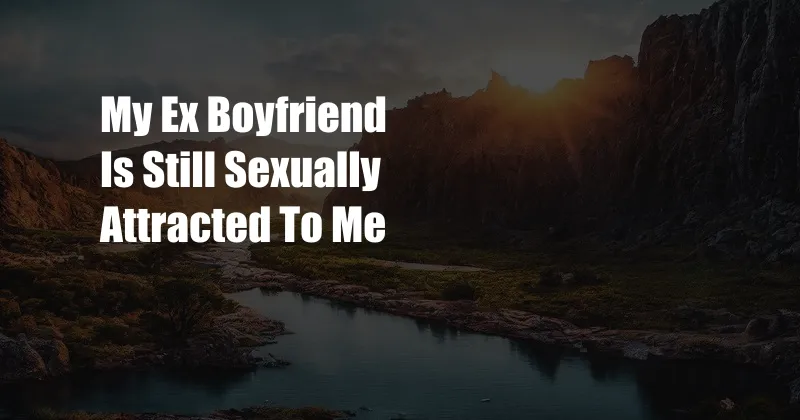 My Ex Boyfriend Is Still Sexually Attracted To Me