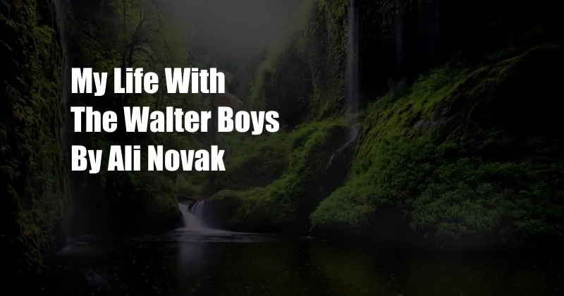 My Life With The Walter Boys By Ali Novak