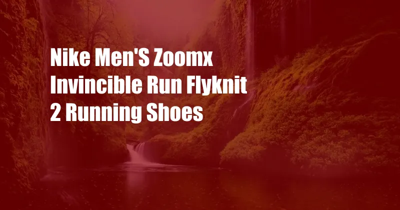 Nike Men'S Zoomx Invincible Run Flyknit 2 Running Shoes