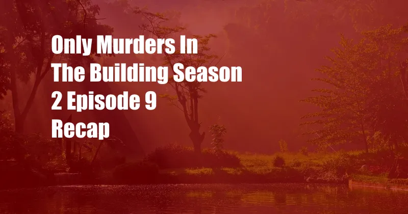 Only Murders In The Building Season 2 Episode 9 Recap