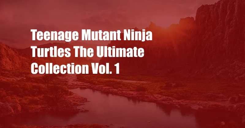 Teenage Mutant Ninja Turtles The Ultimate Collection Vol. 1