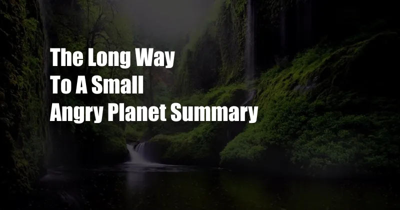 The Long Way To A Small Angry Planet Summary