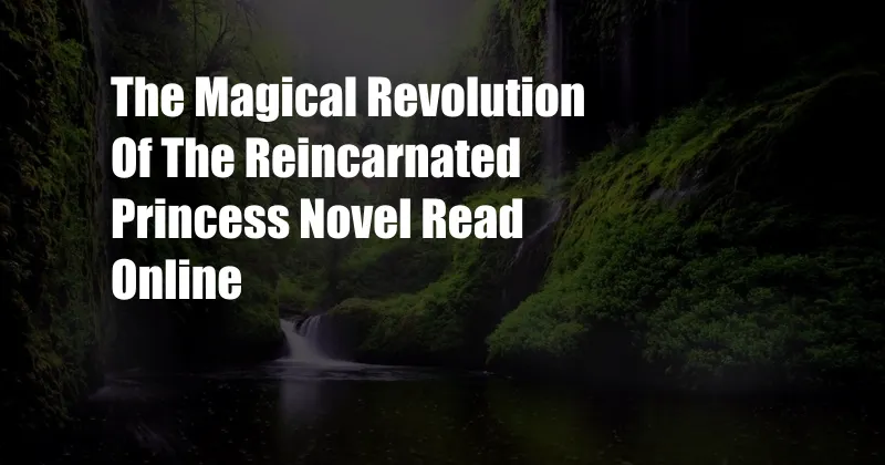 The Magical Revolution Of The Reincarnated Princess Novel Read Online