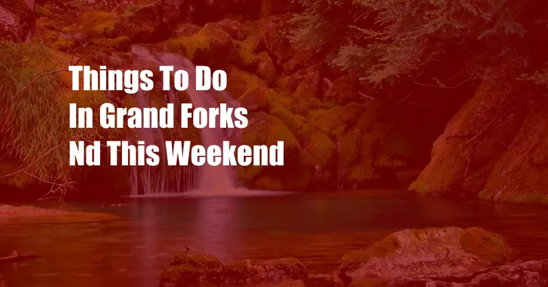 Things To Do In Grand Forks Nd This Weekend