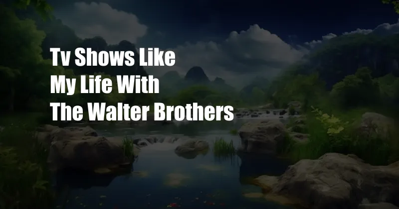 Tv Shows Like My Life With The Walter Brothers