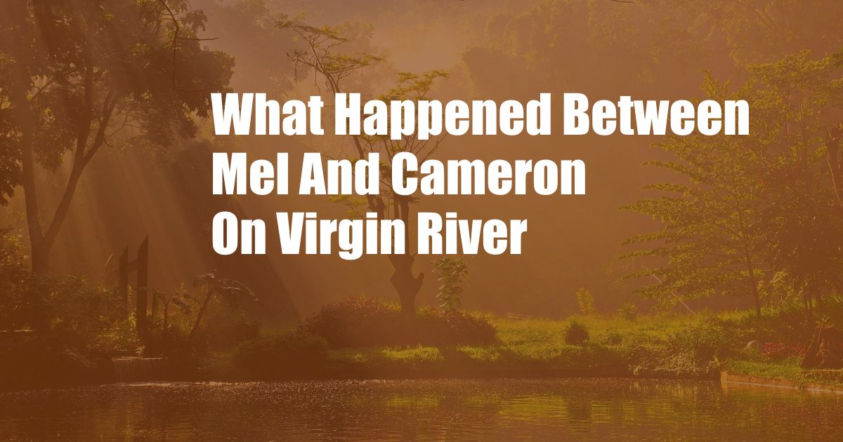What Happened Between Mel And Cameron On Virgin River