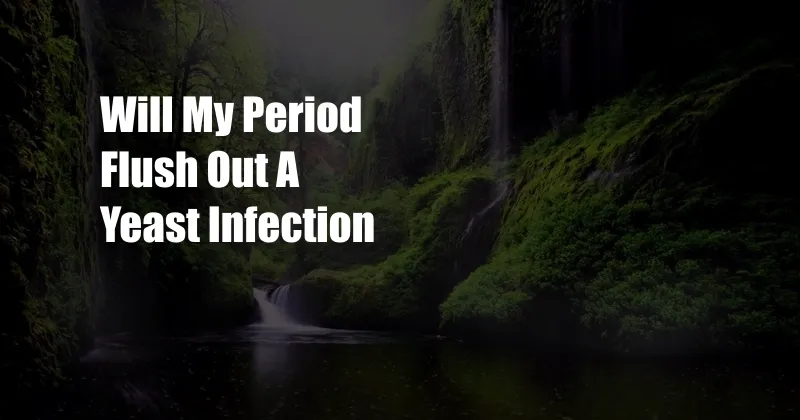 Will My Period Flush Out A Yeast Infection 